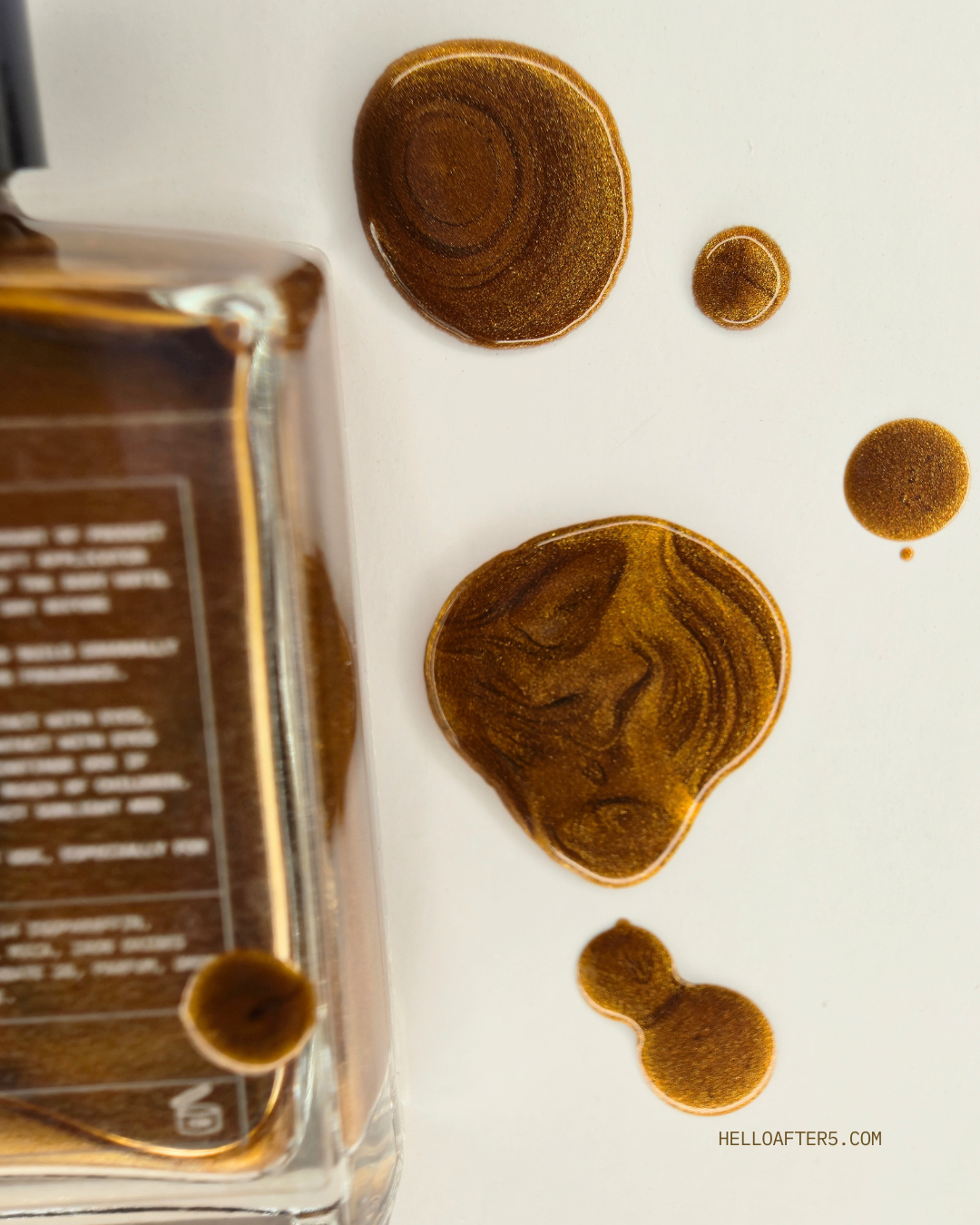 gold body shimmer drops 